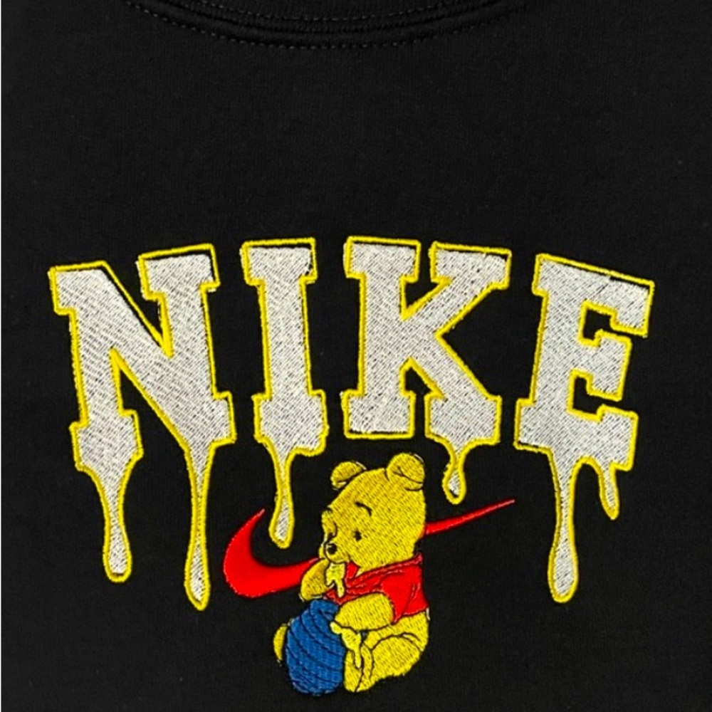 Pooh nike hoodie or crewneck